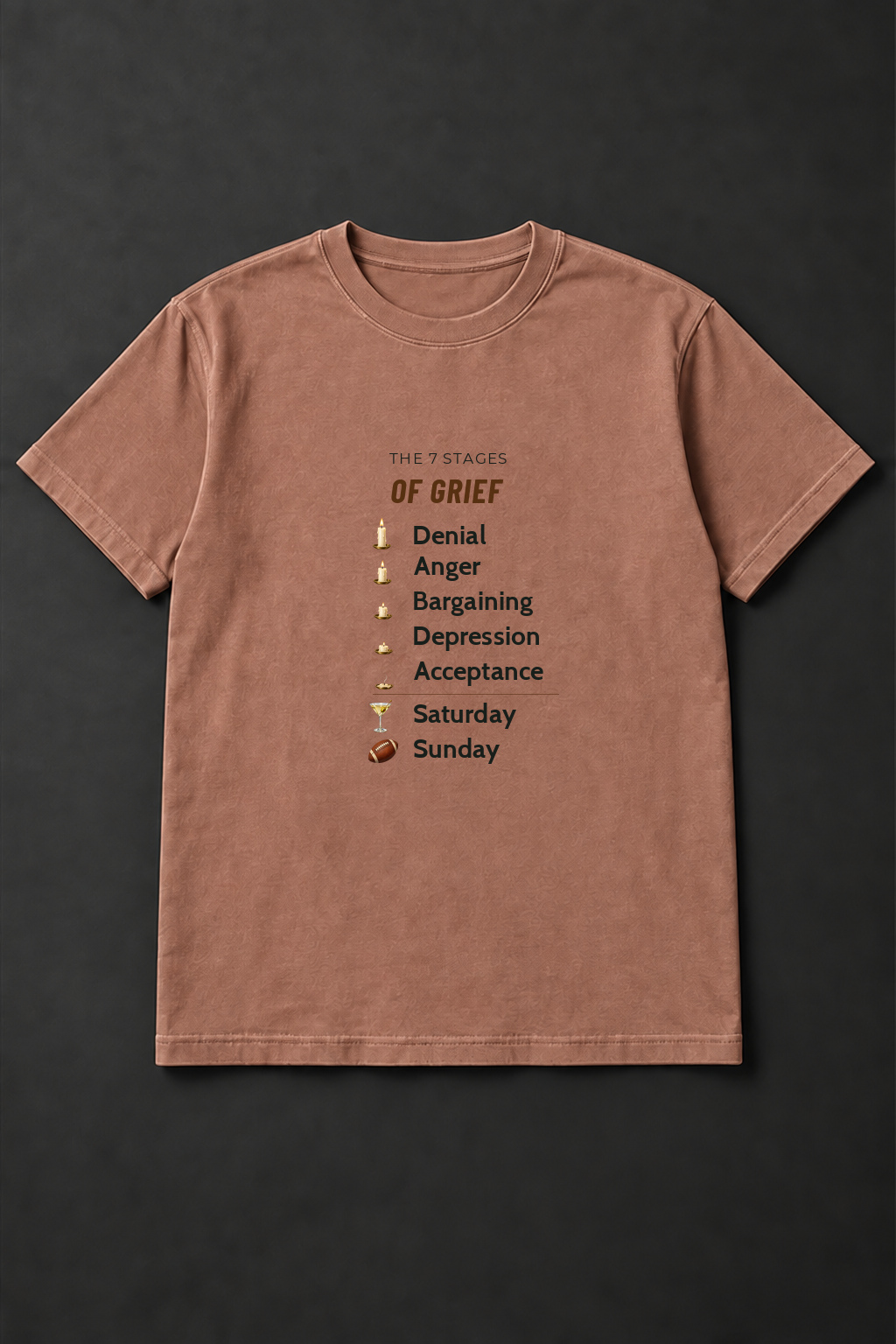 The 7 Stages of Grief — garment study