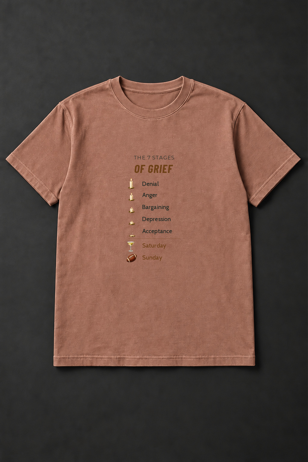 The 7 Stages of Grief — garment study
